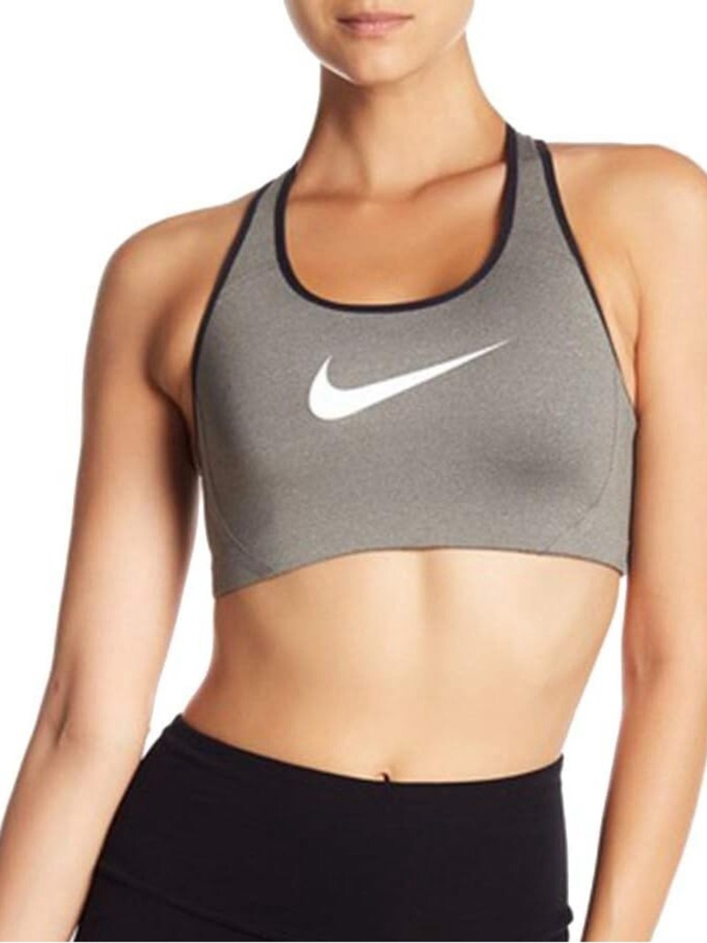 Nike Dri-Fit Gray Racerback Sports Bra